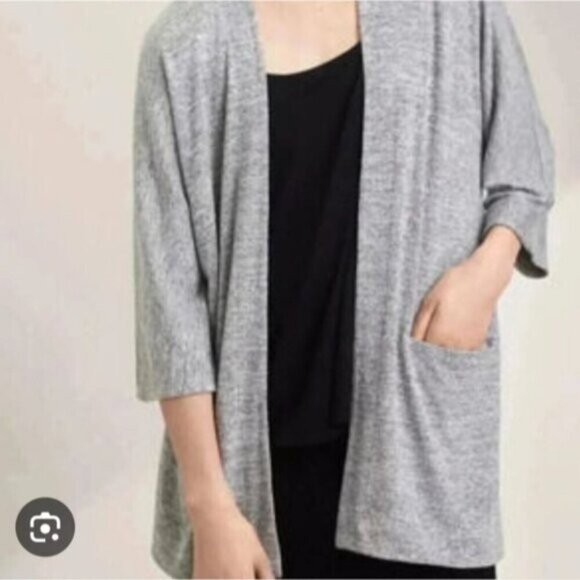 Aritzia Sweaters - Aritzia Wilfred Free Minimalist Pocket Open Front Lounge Oversized Cardigan S